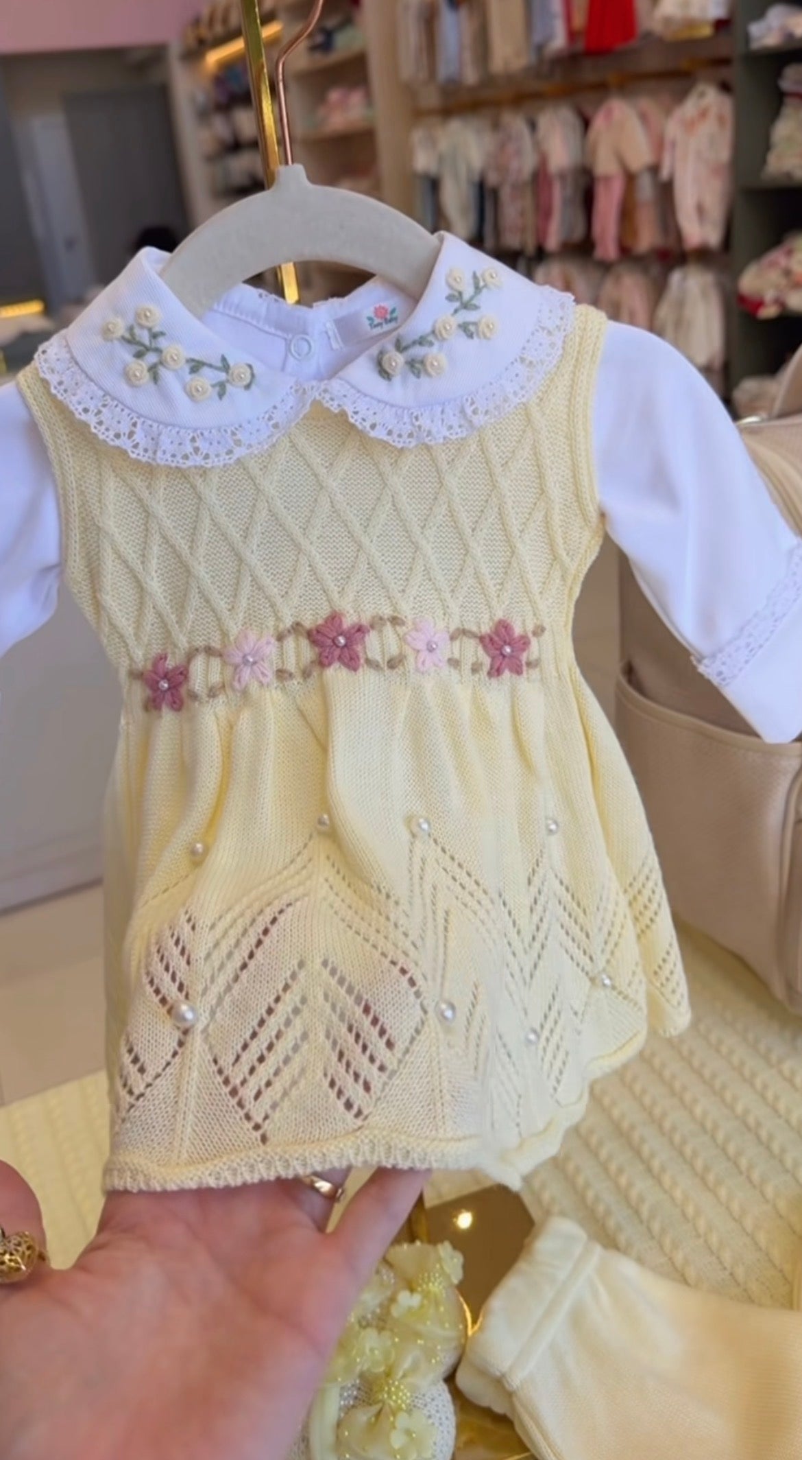 Kit Saída Maternidade Personalizável Completa feminina flores: Personalize Com o nome da sua  Bebê