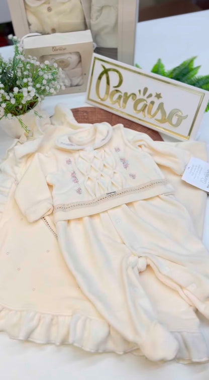 Kit Saída Maternidade Personalizável Completa feminina Jasmim : Personalize Com o nome da sua  Bebê