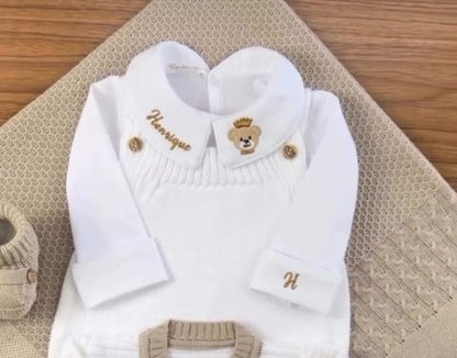 Kit Saída Maternidade Personalizável Completa Henrique | Personalize Com o Nome do Seu Príncipe