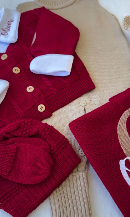 Kit Saída Maternidade Personalizável Completa OLIVER | Personalize Com o Nome do seu Príncipe