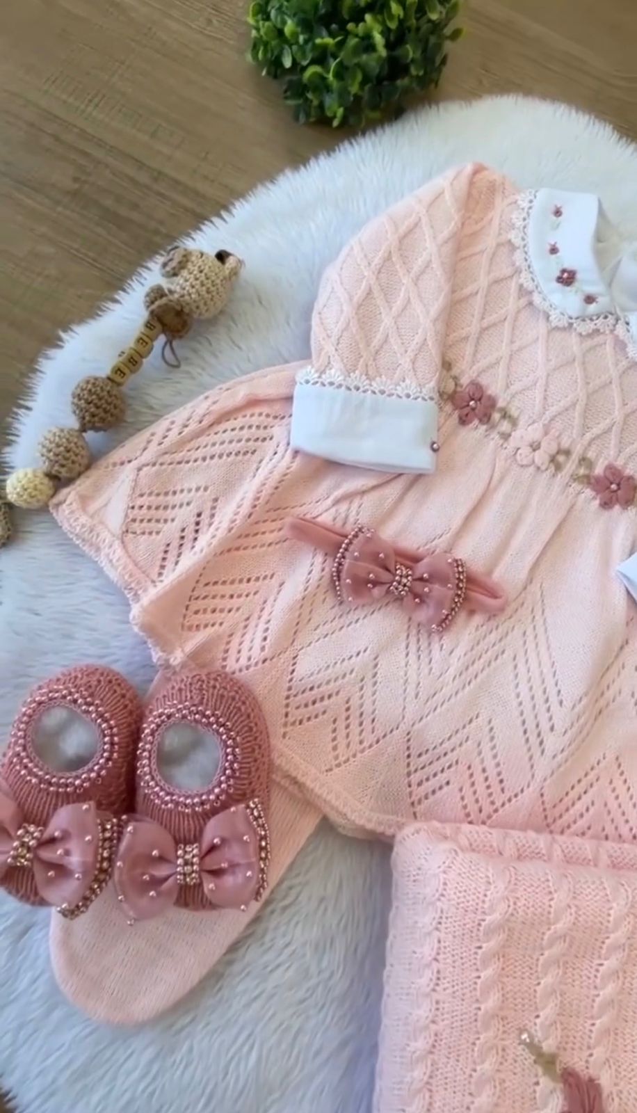 Kit Saída Maternidade Personalizável Completa feminina: Personalize Com o nome do seu Bebê