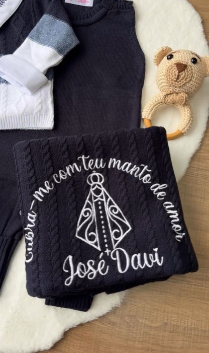 Kit Saída Maternidade Personalizável Completa Masculina José davi| Personalize Com o nome do seu Bebê